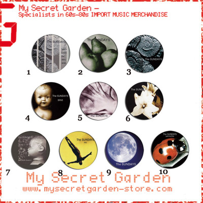 The Sundays - Reading, Writing And Arithmetic ,Blind Album Pinback Button Badge Set ( or Hair Ties / 4.4 cm Badge / Magnet / Keychain Set )